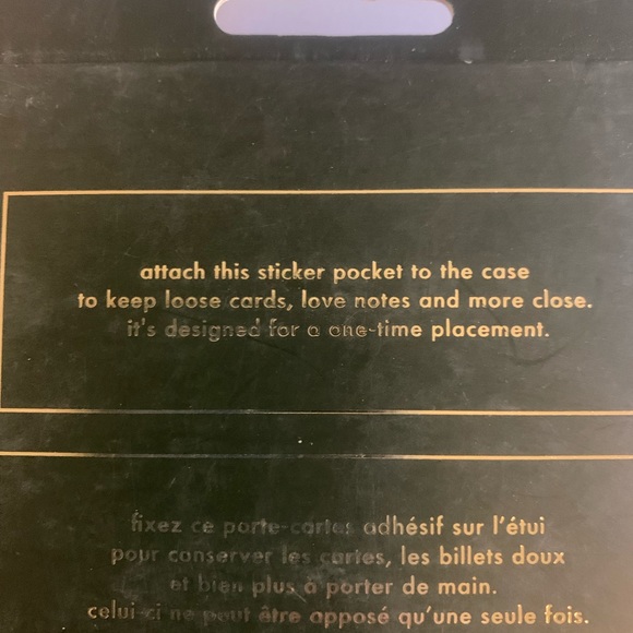 Kate Spade iPhone case and sticker pocket for iPhone 12 mini - Picture 4 of 6